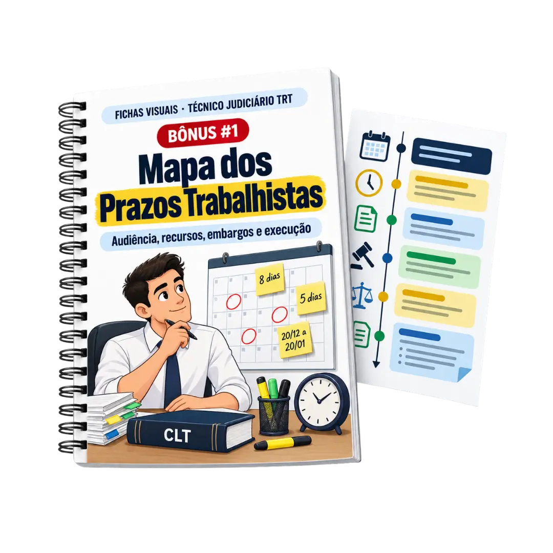 Bônus 1: Mapa dos Prazos Trabalhistas