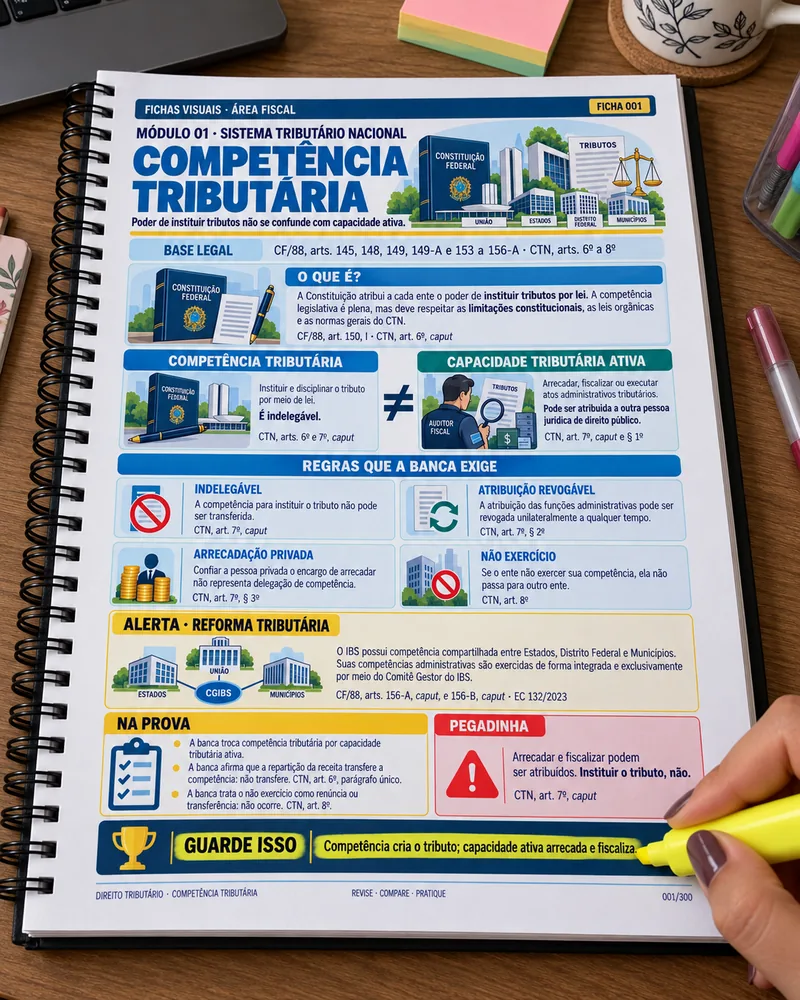 Ficha 001 encadernada sendo grifada com marca-texto