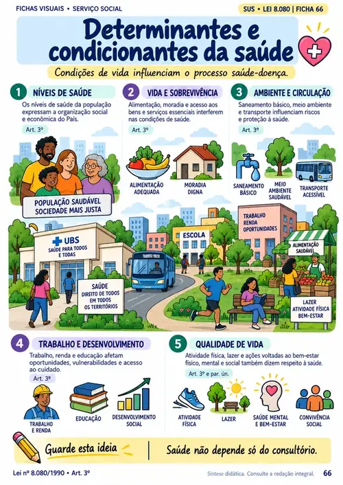 Página 66 do caderno: Determinantes e condicionantes da saúde