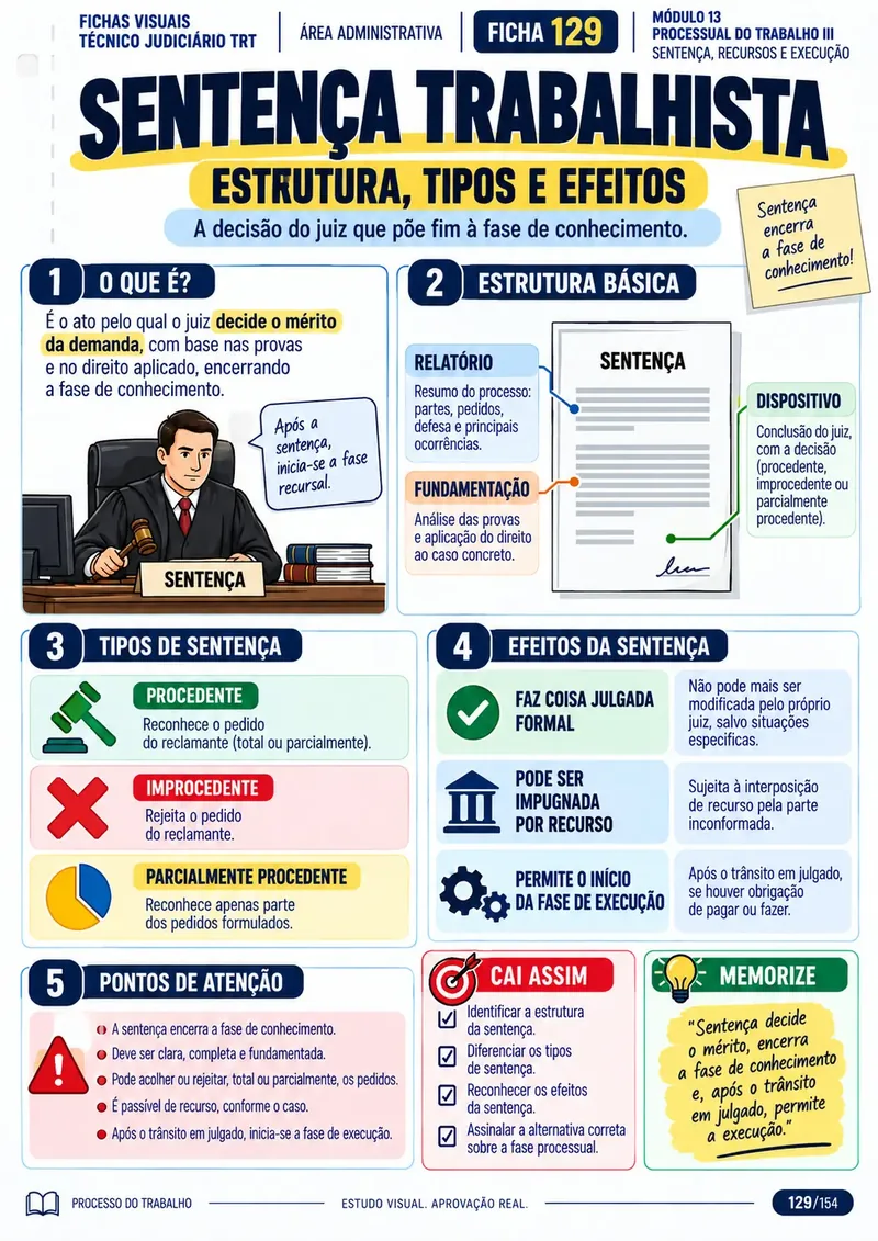 Ficha 129 · Sentença trabalhista